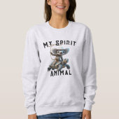 My Spirit Animal Sloth Sweatshirt - Funny Graphic! (Devant)