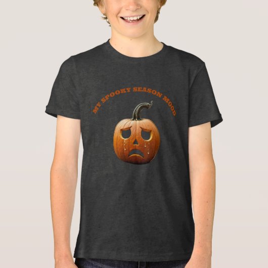 My Spooky Season Mood Tri-Blend Shirt (Voorkant)