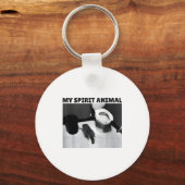 My Srit Animal Funny Drunk Raccoon Meme  Sleutelhanger (Voorkant)