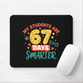 My Students Are 67 Days Smarter Funny Teacher Kids Muismat (Met muis)