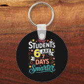 My Students Are 67 Days Smarter Funny Teacher Kids Sleutelhanger (Voorkant)