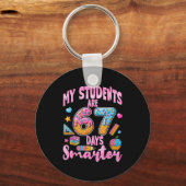 My Students Are 67 Days Smarter Funny Teacher Kids Sleutelhanger (Voorkant)