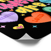 My Students Are Kind Strong Valentine Teacher Wome Poster (Hoek)