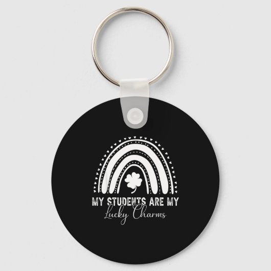 My Students Are My Lucky Charms Teacher St Patrick Sleutelhanger (Voorkant)