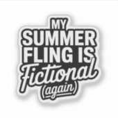 My Summer Fling is weer een fictief grappig boek Sticker (Voorkant)