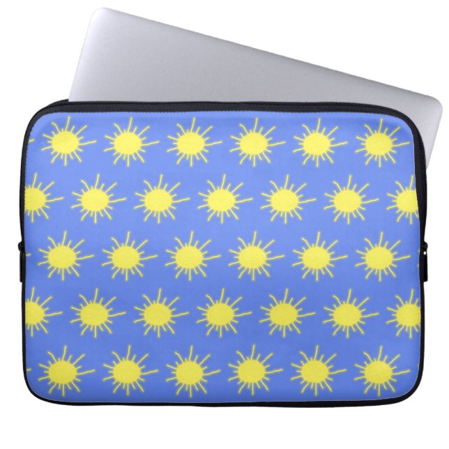 My Sunshine Tablet Case (Sky Blue & Yellow) (Voorkant)