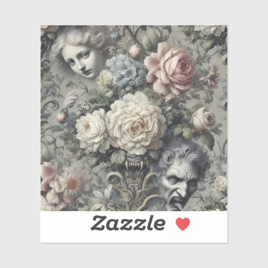 My Sweet Fang – Gothic Victorian Sticker (Vel)