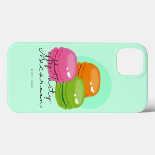 My Tasty Macaroon Phone Case (Achterkant (horizontaal))