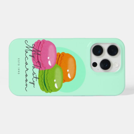 My Tasty Macaroon Phone Case (Verso Horizontal)