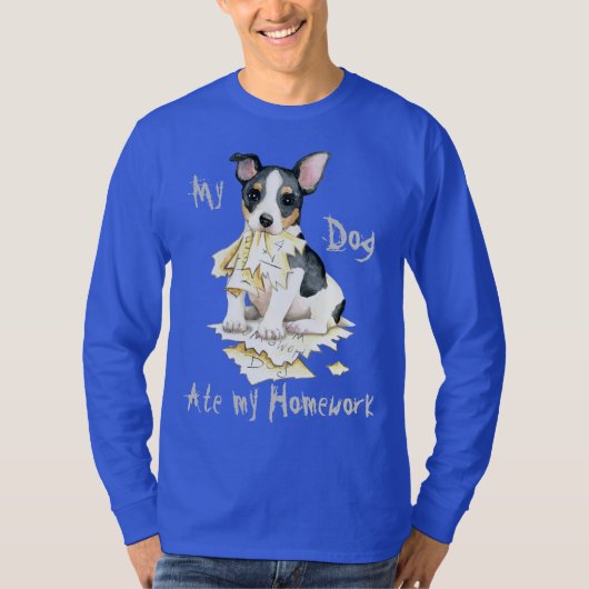 My Teddy Roosevelt Terrier Ate Mon T-shirt Maison (Devant)