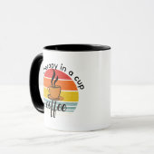 My Therapy in A Cup Coffee Mug Customizable Design (Devant gauche)