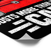 My Toolbox Costs More Than Your Car Funny Auto Mec Poster (Hoek)