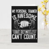 My Trainer Is Awesome But Definitely Can't Count  Kaart (Gele Bloem)