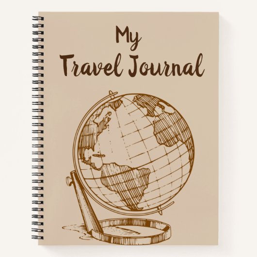 My Travel Journal, Un journal pour vos aventures. (Devant)