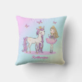"My Unicorn" Gold Sparkle Kussen (Achterkant)