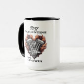 My Valentine has a V-Twin, Biker Mok (Voorkant links)