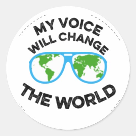 My Voice va changer les Stickers Mondiaux pour l'é (Devant)