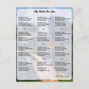 My Wish For You (nieuwe versie) Briefkaart