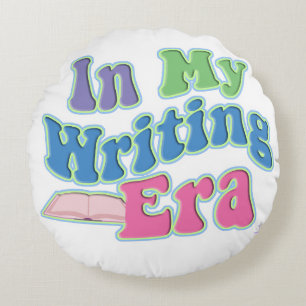 My Writing Era Leuke Auteur Slogan Rond Kussen