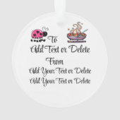 My Year Round Kitchen Witch - Voir Arrière-Ornamen (dos)