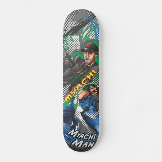 Myachi Man Schaats Deck Skateboard (Voorkant)