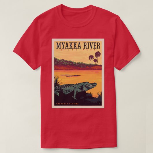 Myakka River State Park Floride TShirt (Design devant)