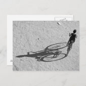 Myamar, Bagan, Young boy die een enorme fiets heef Briefkaart (Voorkant / Achterkant)