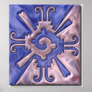 Myan Hunab Ku-glass Poster