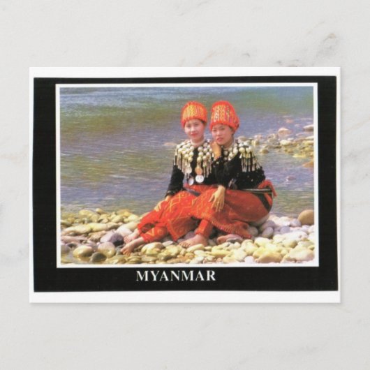 Myanmar Briefkaart (Voorkant)