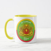 Myanmar Erfgoed Embleem Mok (Links)