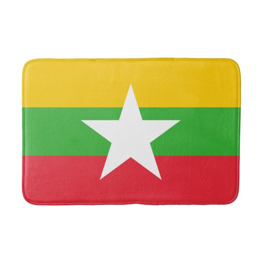 Myanmar Flag Badmat (Voorkant)