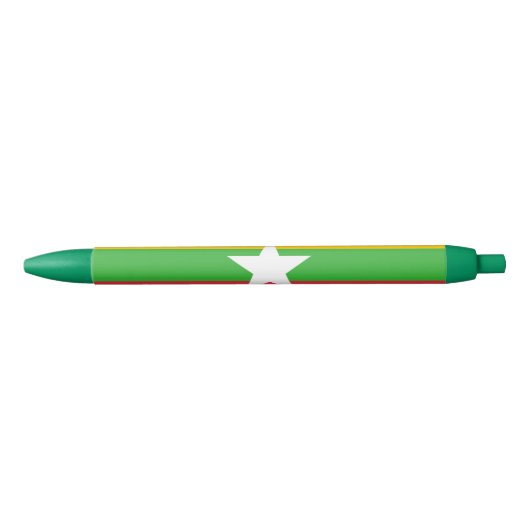 Myanmar Flag Blauwe Inkt Pen (Voorkant)