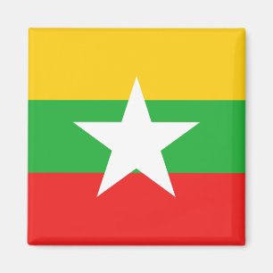 Myanmar Flag Magnet Magneet