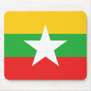 Myanmar Flag Mousepad Muismat