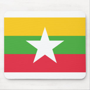 Myanmar Flag Muismat