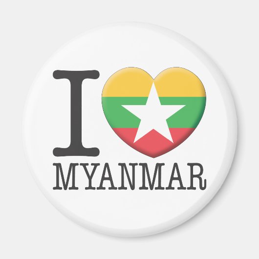 Myanmar Magneet (Voorkant)