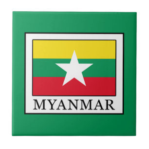Myanmar Tegeltje