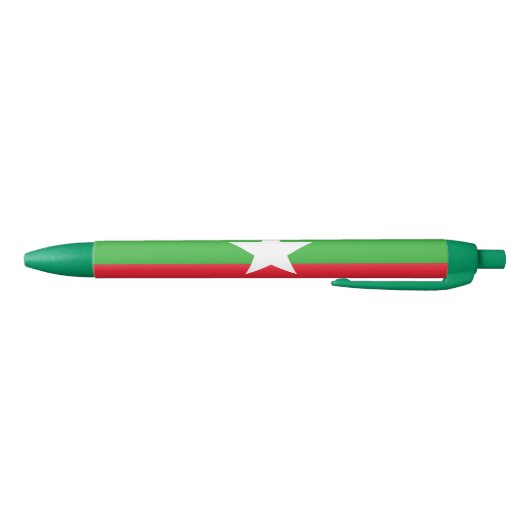 Myanmar-vlag Blauwe Inkt Pen (Bodem)
