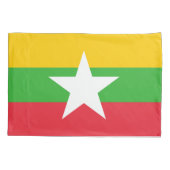 Myanmar-vlag Kussensloop (Achterkant)