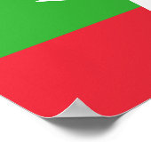 Myanmar-vlag Poster (Hoek)