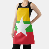 Myanmar-vlag Schort (Insitu)