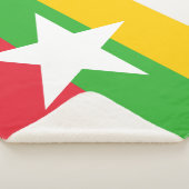 Myanmar-vlag Sherpa Deken (3/4)