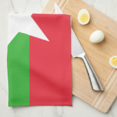 Myanmar-vlag Theedoek (Quarter Fold)