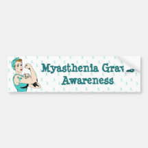 Myasthenia Gravis Awareness Bumpersticker