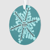 Myasthenia Gravis Awareness [c] Ornament (voorkant)