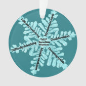 Myasthenia Gravis Awareness [c] Ornament (voorkant)