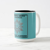 Myasthenia Gravis Awareness Coffee Mok (Voorkant rechts)