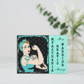 Myasthenia gravis-Briefkaart Briefkaart (Staand voorkant)