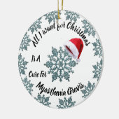 Myasthenia Gravis Keramisch Ornament (Links)