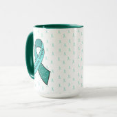 Myasthenia Gravis n'abandonne jamais Hope MUG (Devant gauche)